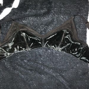 NWOT Never Worn Velvet VS Bralette